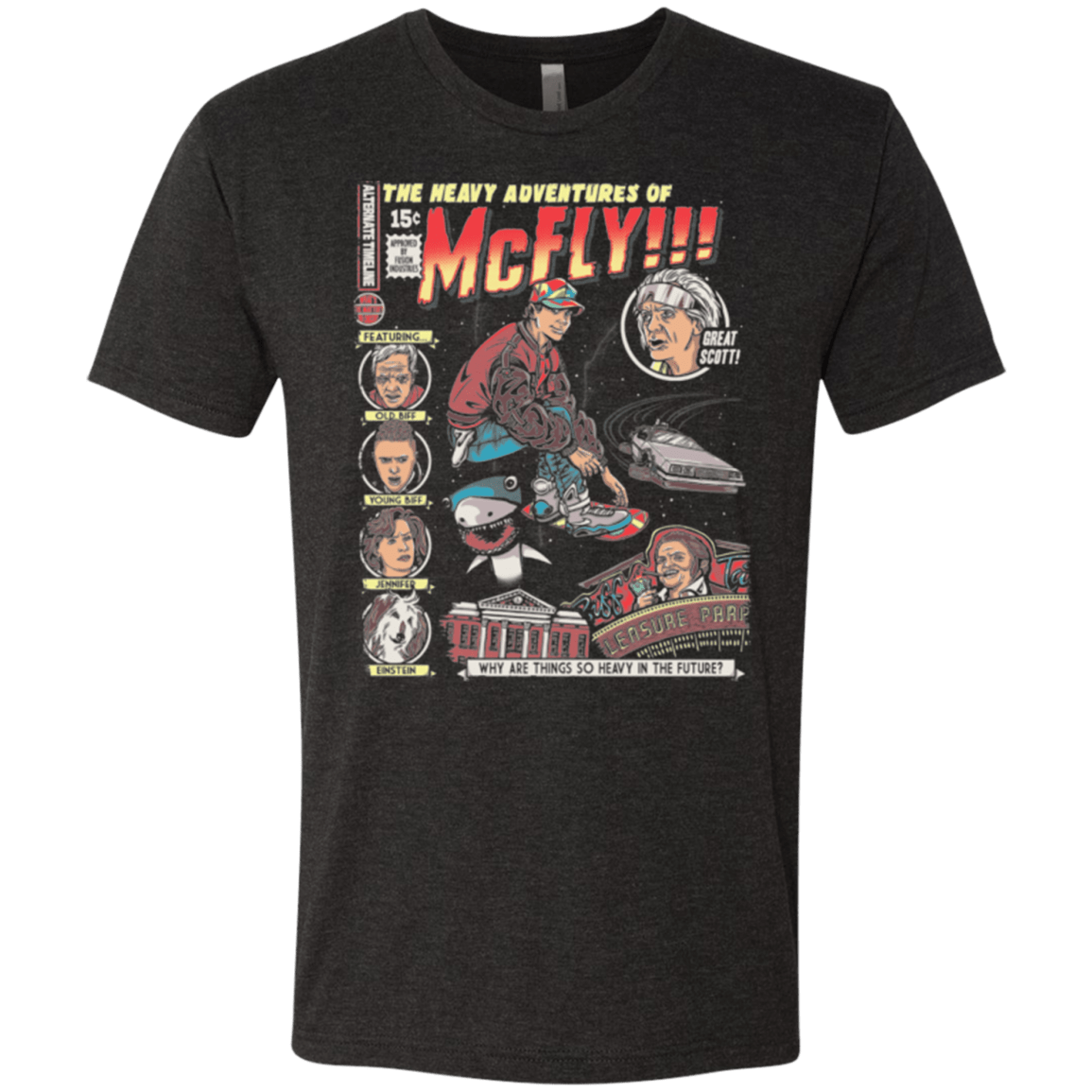 T-Shirts Vintage Black / Small Heavy Adventures Men's Triblend T-Shirt