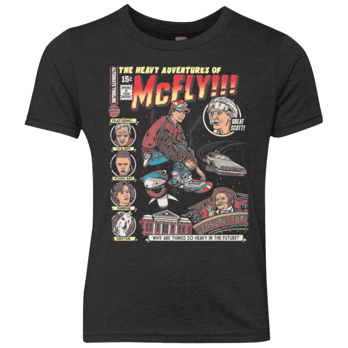 T-Shirts Vintage Black / YXS Heavy Adventures Youth Triblend T-Shirt