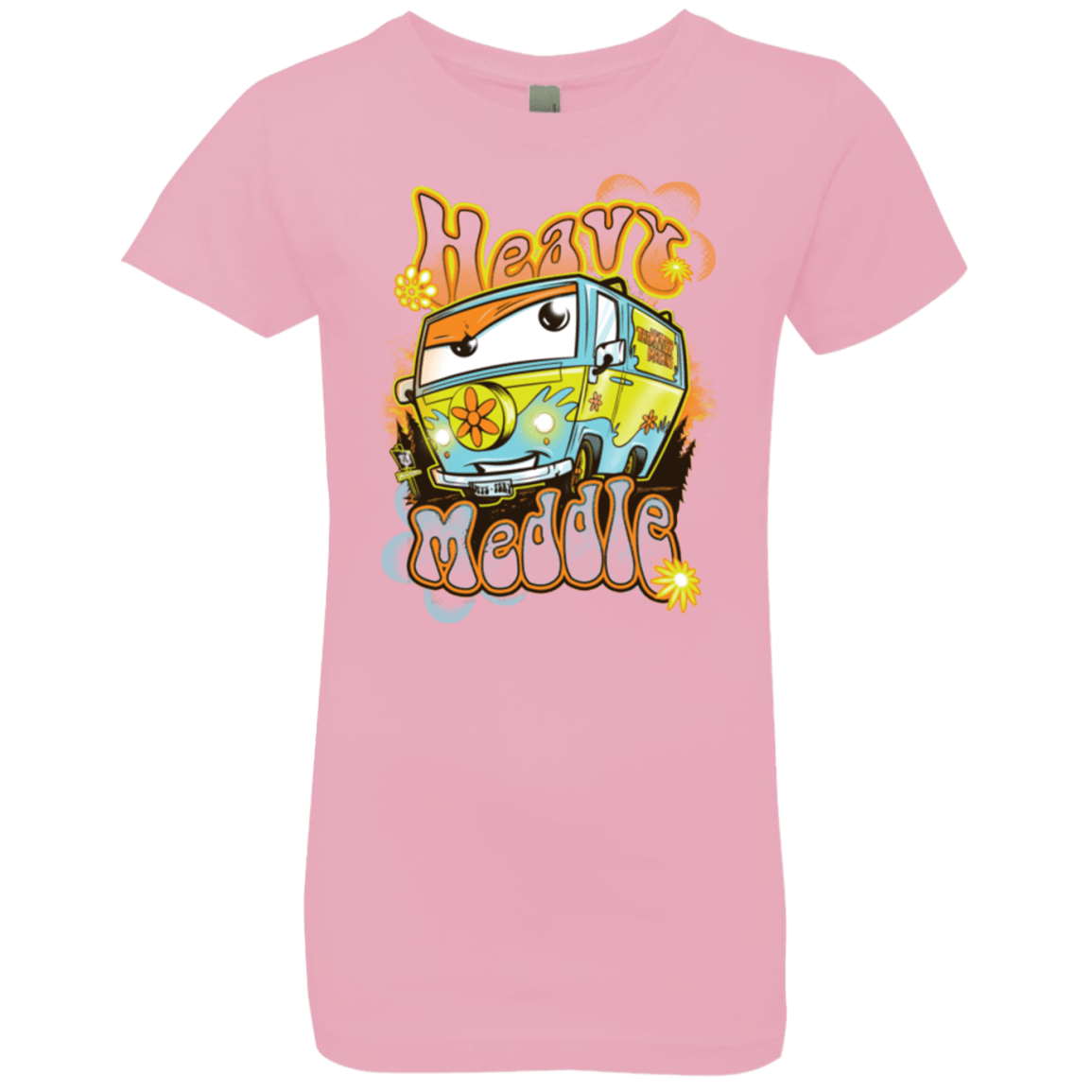 T-Shirts Light Pink / YXS Heavy Meddle Girls Premium T-Shirt