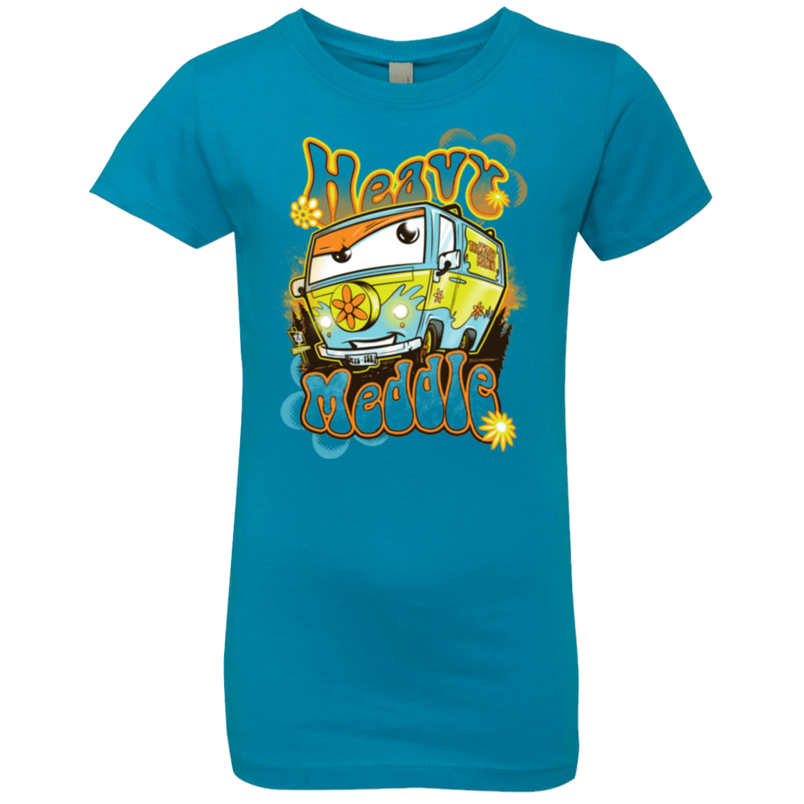 T-Shirts Turquoise / YXS Heavy Meddle Girls Premium T-Shirt