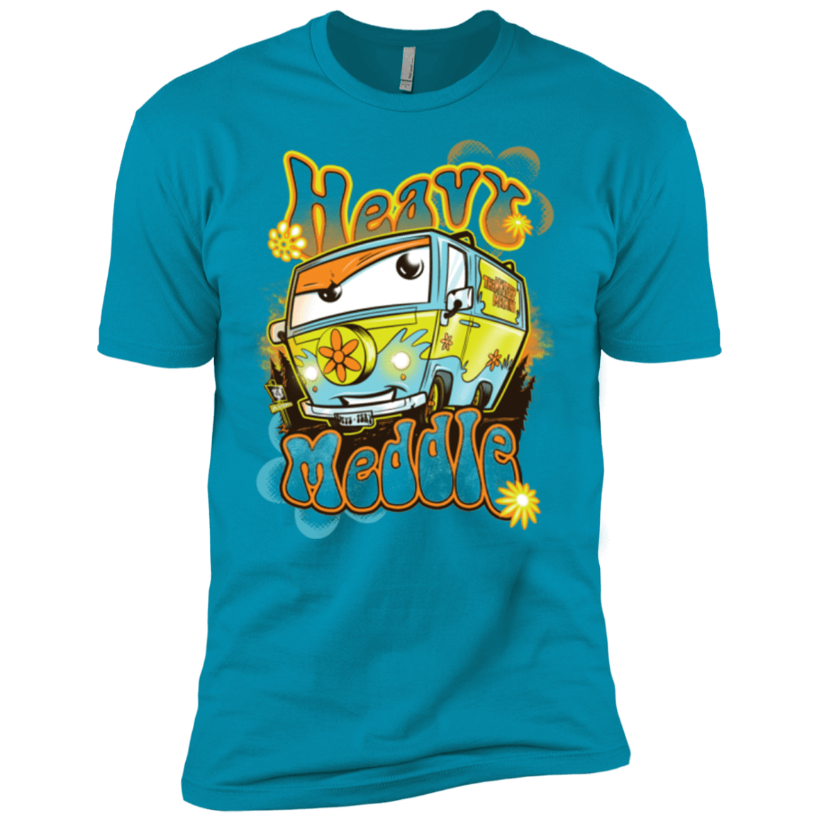 T-Shirts Turquoise / X-Small Heavy Meddle Men's Premium T-Shirt
