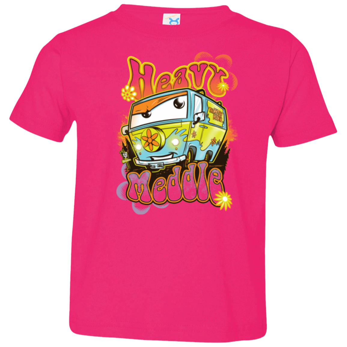 T-Shirts Hot Pink / 2T Heavy Meddle Toddler Premium T-Shirt