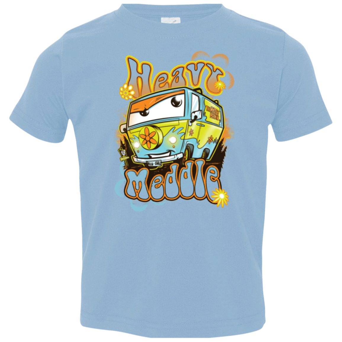 T-Shirts Light Blue / 2T Heavy Meddle Toddler Premium T-Shirt