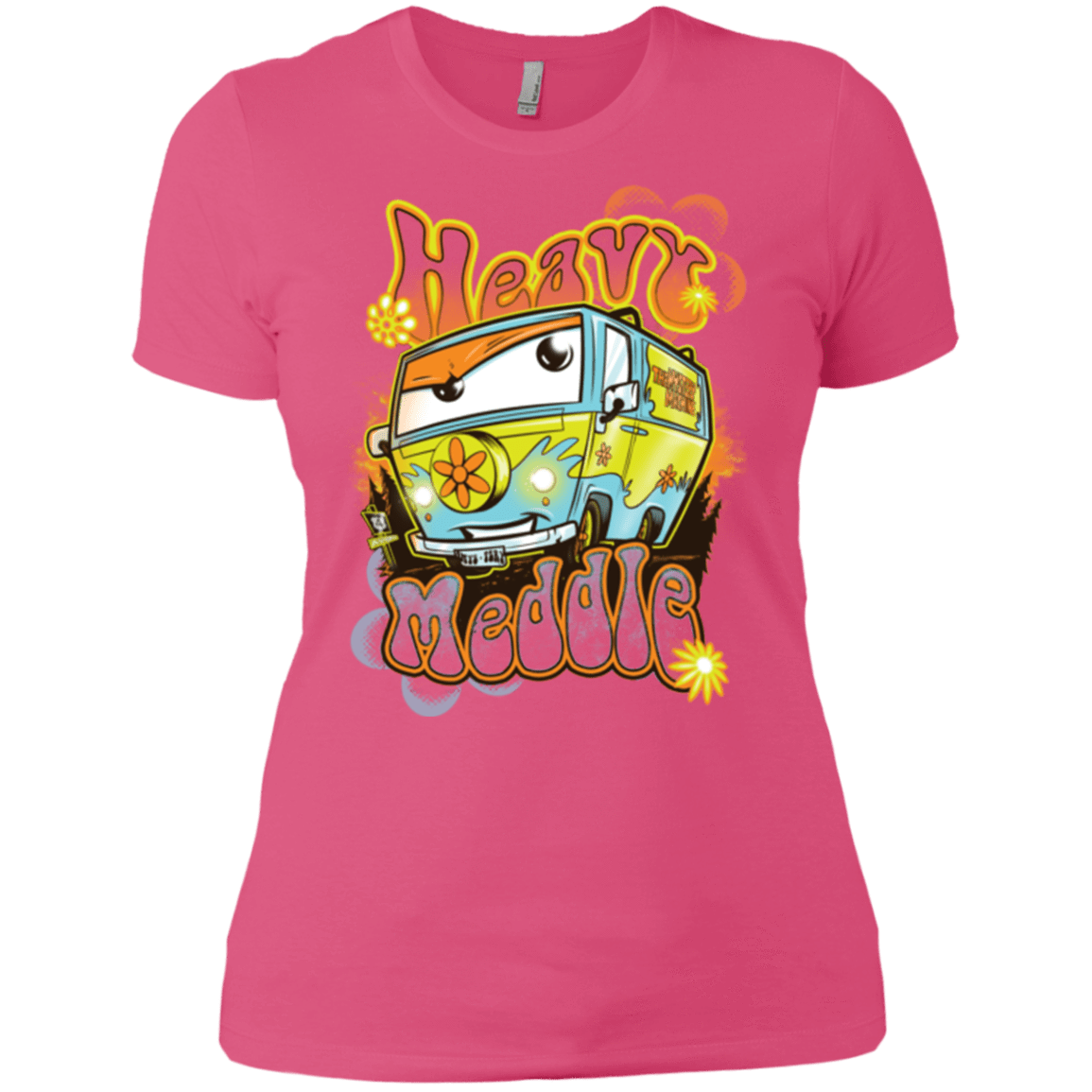 T-Shirts Hot Pink / X-Small Heavy Meddle Women's Premium T-Shirt
