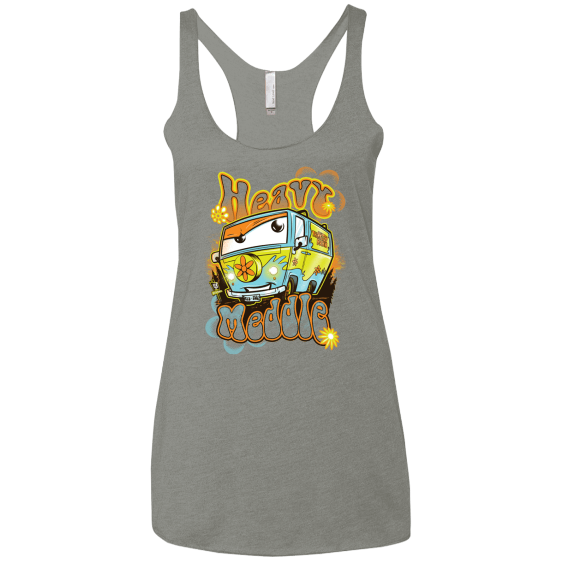 T-Shirts Venetian Grey / X-Small Heavy Meddle Women's Triblend Racerback Tank