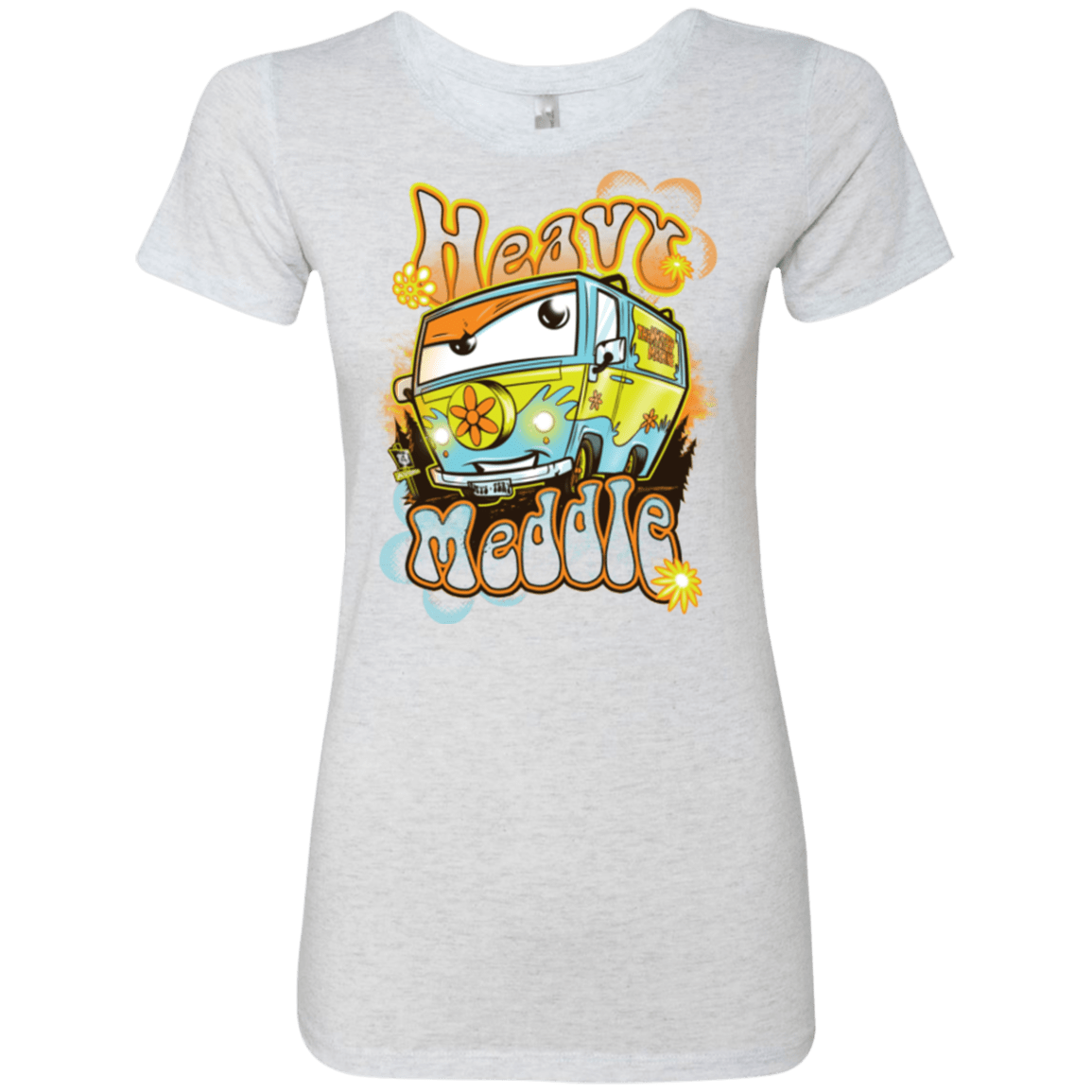 T-Shirts Heather White / Small Heavy Meddle Women's Triblend T-Shirt