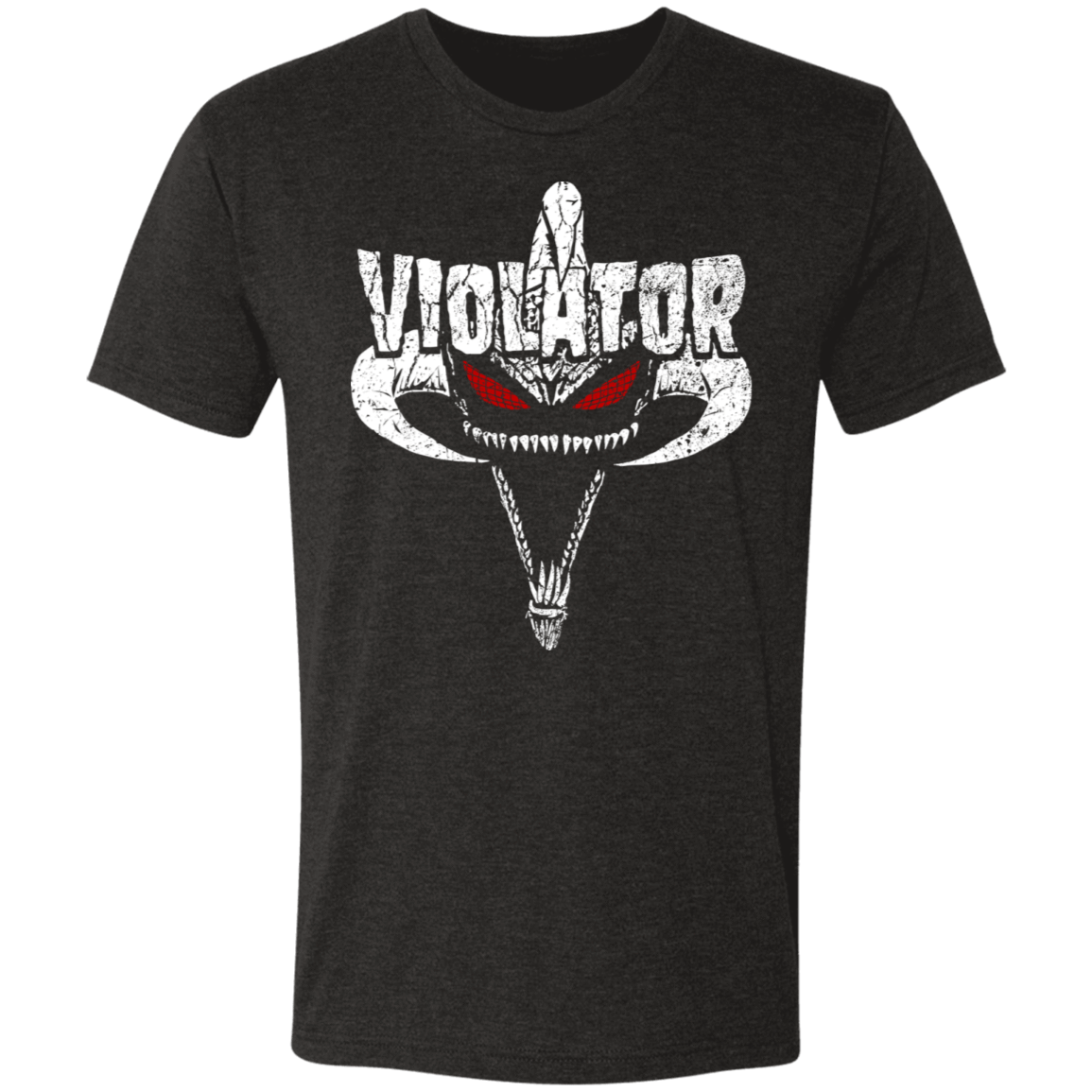 T-Shirts Vintage Black / S Heavy Metal Demon Men's Triblend T-Shirt