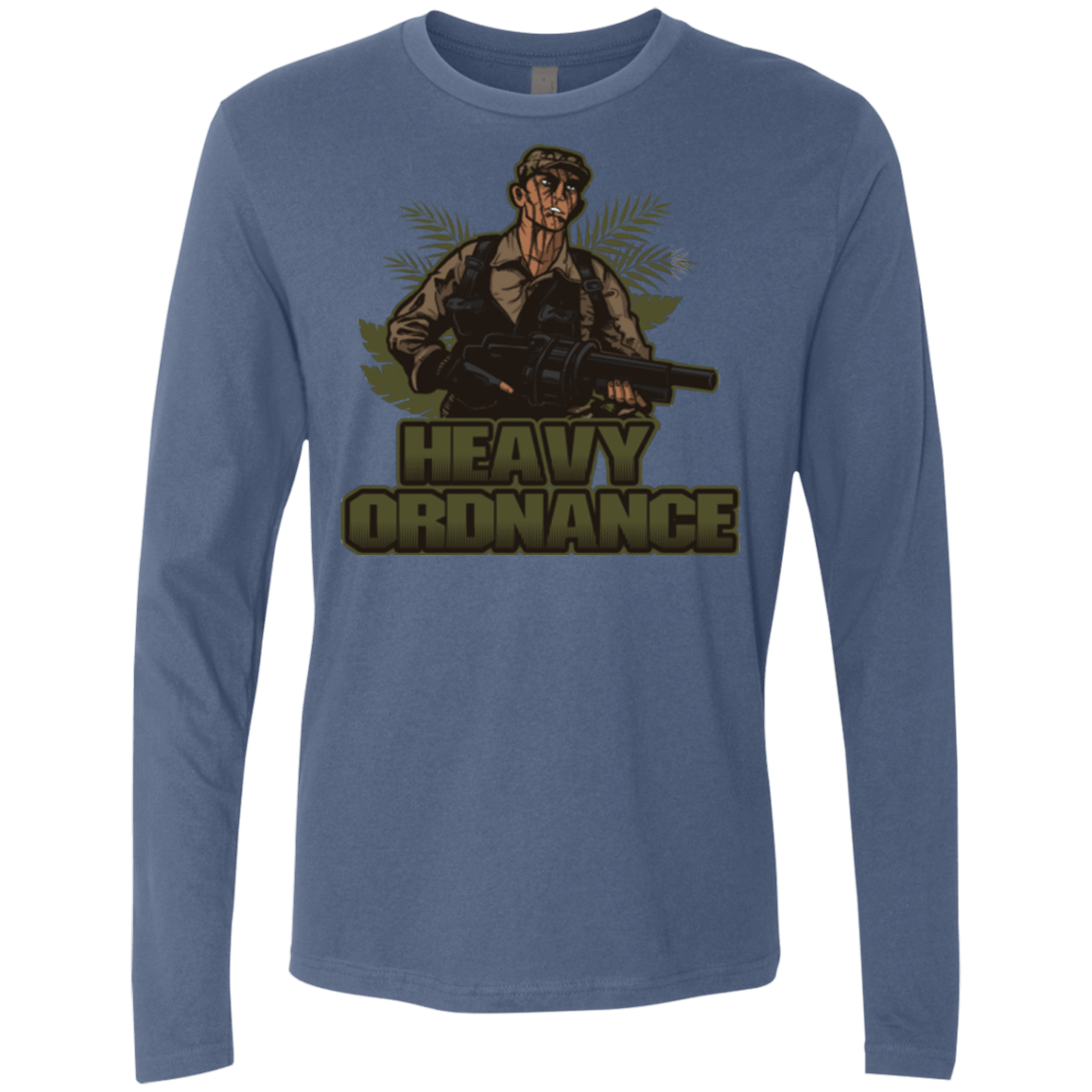 T-Shirts Indigo / Small Heavy Ordnance Men's Premium Long Sleeve