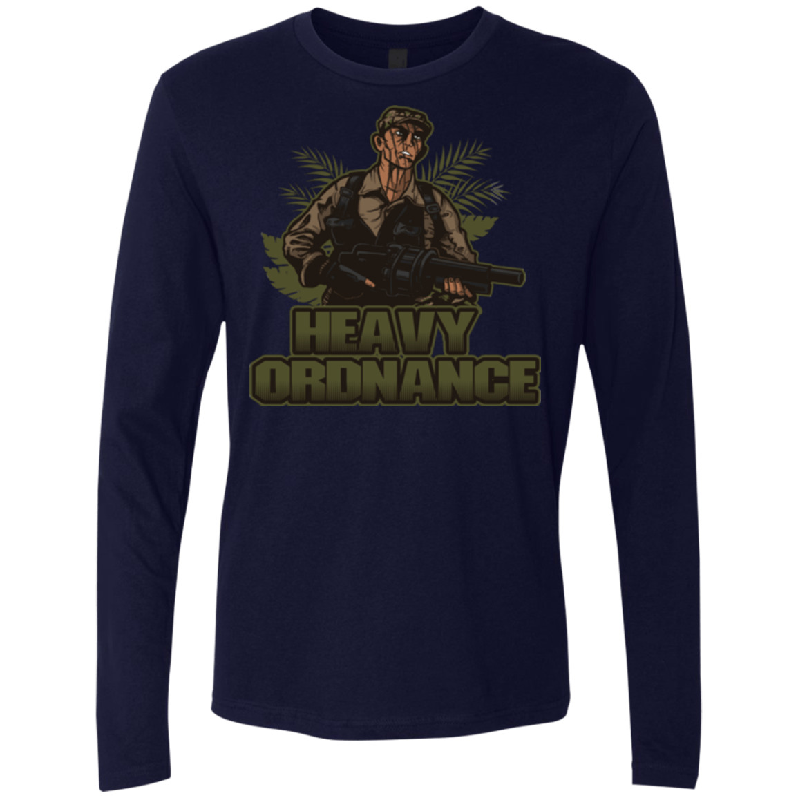 T-Shirts Midnight Navy / Small Heavy Ordnance Men's Premium Long Sleeve
