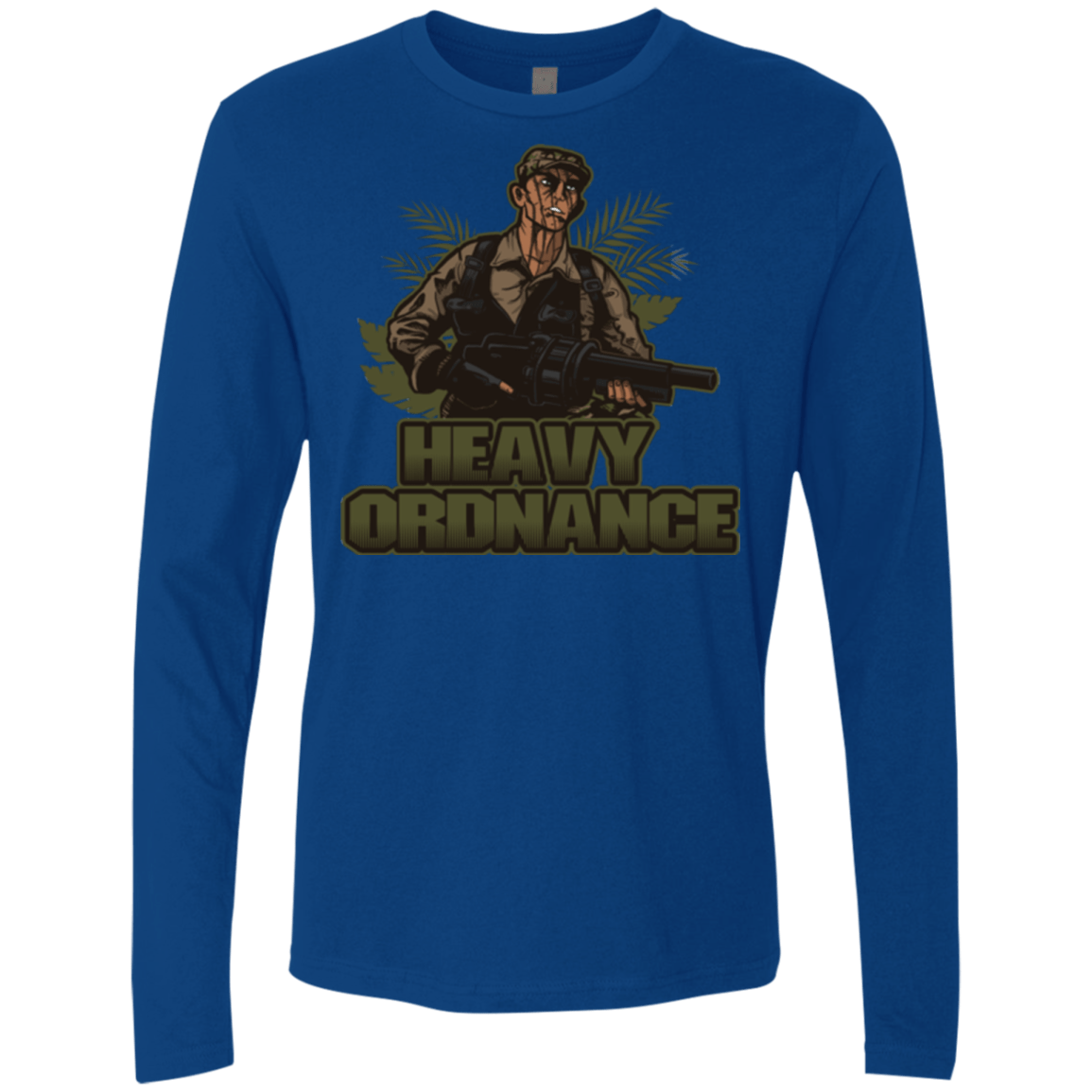 T-Shirts Royal / Small Heavy Ordnance Men's Premium Long Sleeve