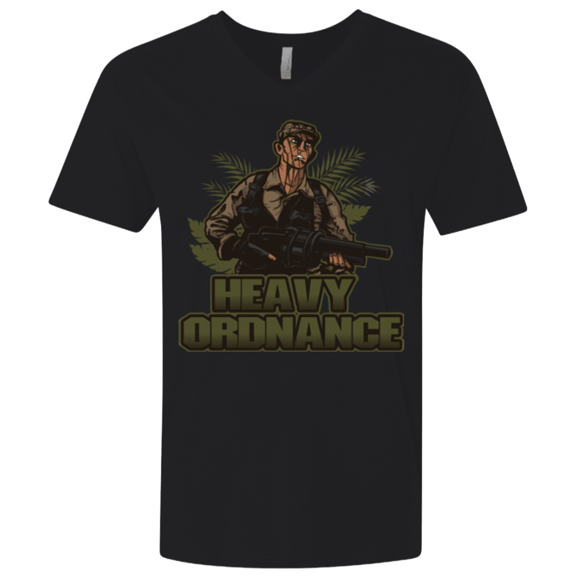 T-Shirts Black / X-Small Heavy Ordnance Men's Premium V-Neck