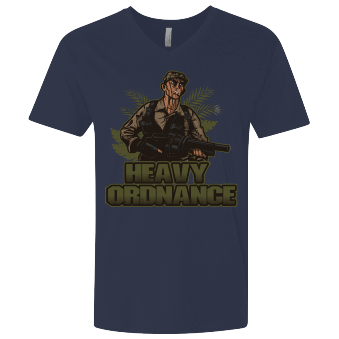 T-Shirts Midnight Navy / X-Small Heavy Ordnance Men's Premium V-Neck