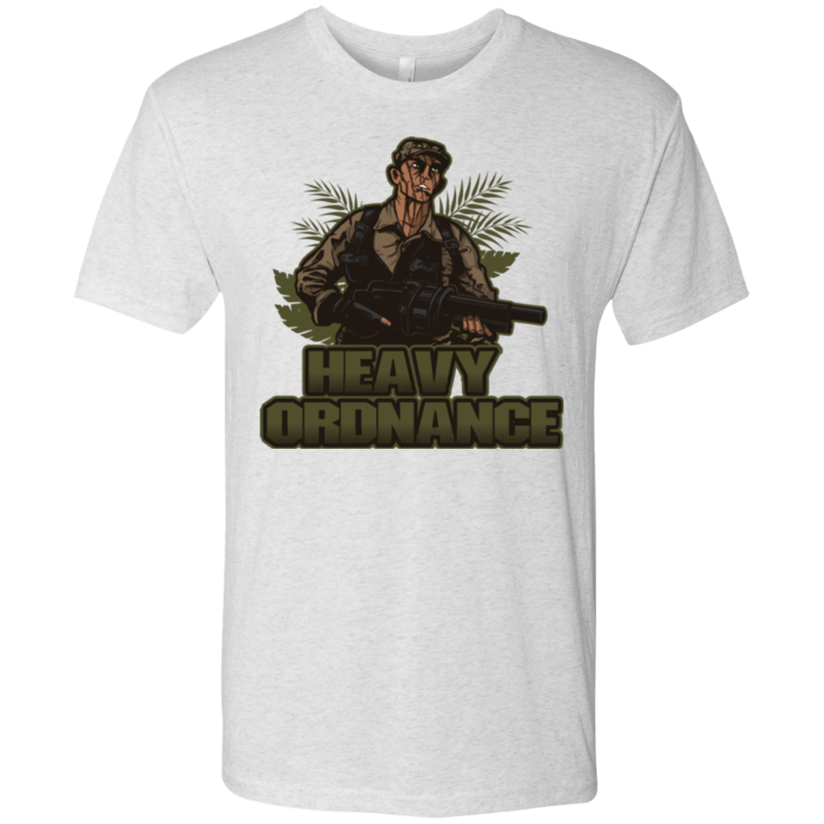 T-Shirts Heather White / Small Heavy Ordnance Men's Triblend T-Shirt