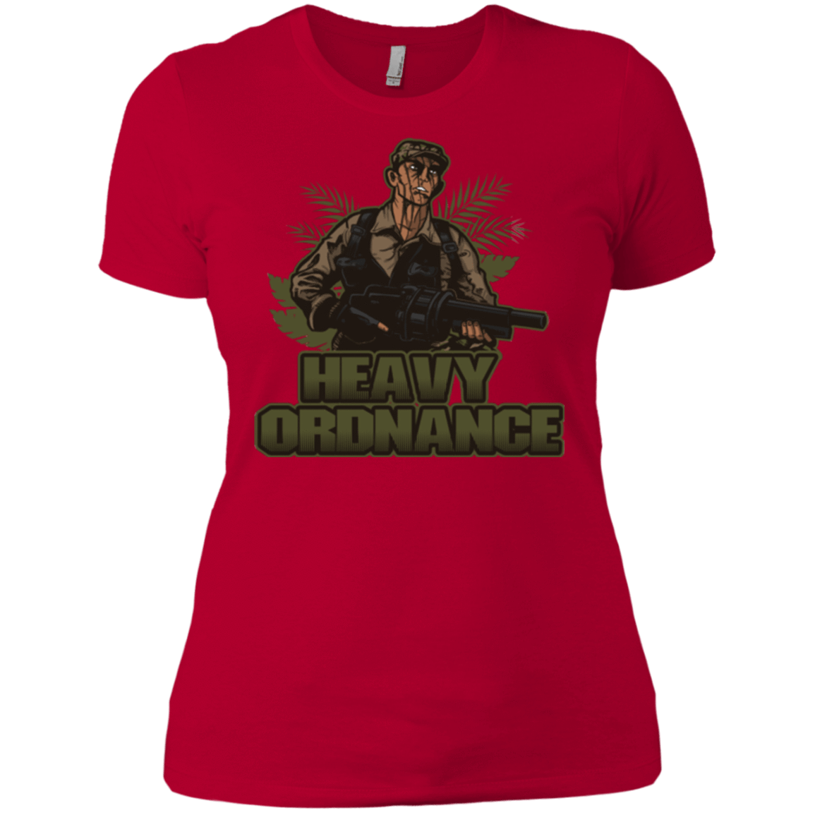 T-Shirts Red / X-Small Heavy Ordnance Women's Premium T-Shirt