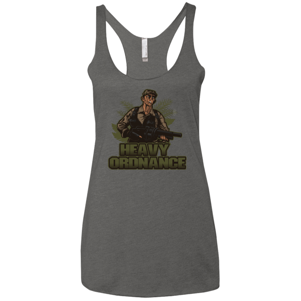 T-Shirts Premium Heather / X-Small Heavy Ordnance Women's Triblend Racerback Tank