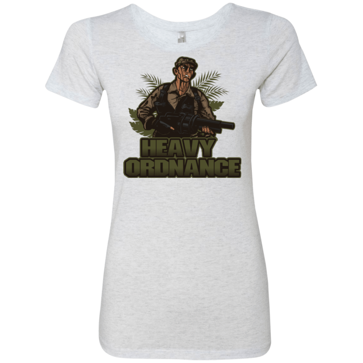 T-Shirts Heather White / Small Heavy Ordnance Women's Triblend T-Shirt