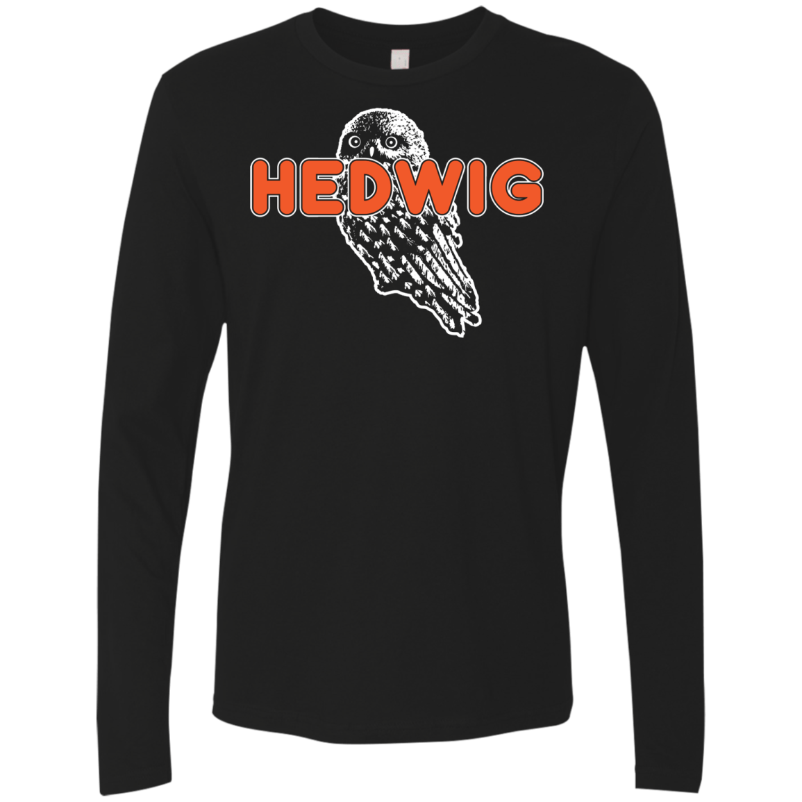 T-Shirts Black / S Hedwig Men's Premium Long Sleeve