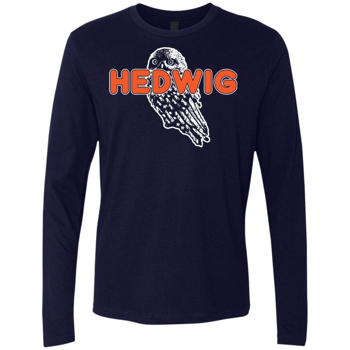 T-Shirts Midnight Navy / S Hedwig Men's Premium Long Sleeve