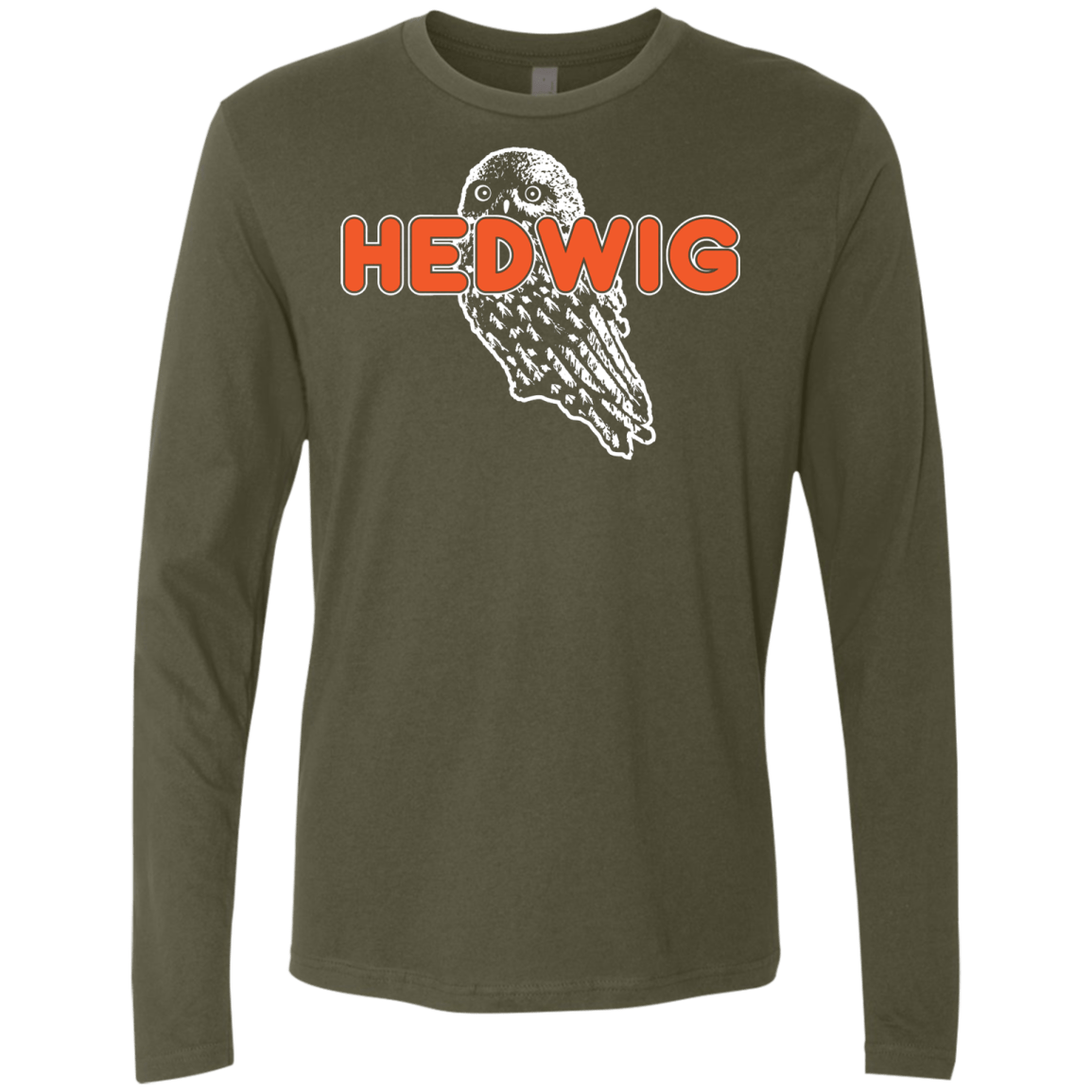 T-Shirts Military Green / S Hedwig Men's Premium Long Sleeve