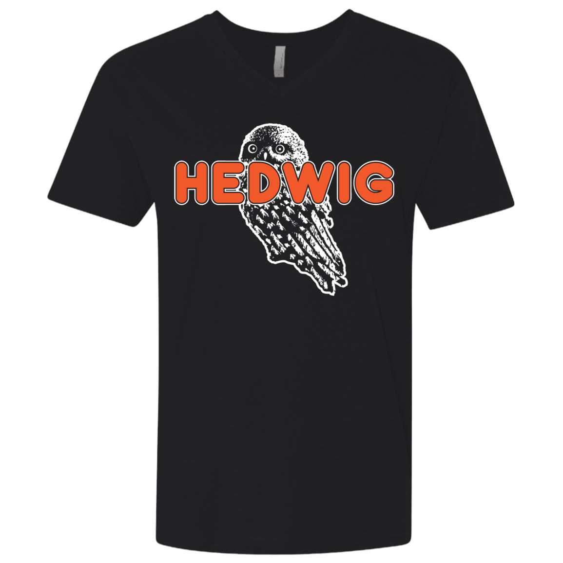 T-Shirts Black / X-Small Hedwig Men's Premium V-Neck