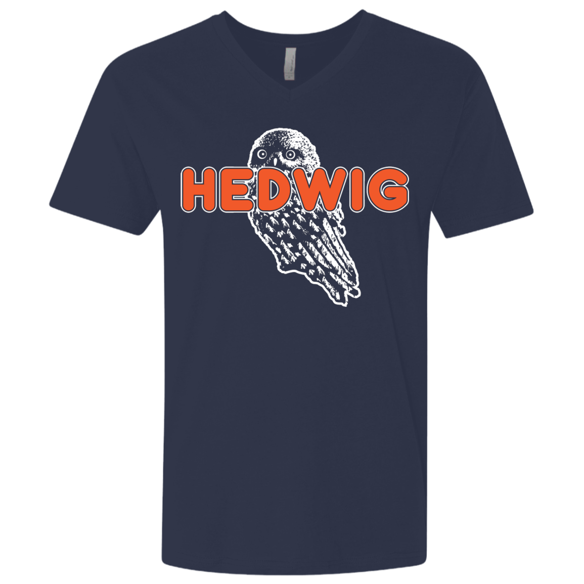 T-Shirts Midnight Navy / X-Small Hedwig Men's Premium V-Neck