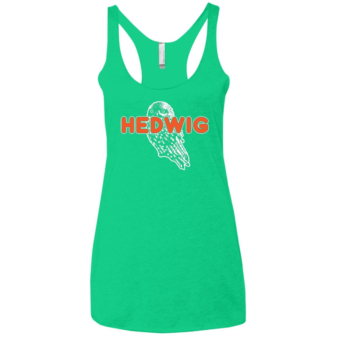 T-Shirts Envy / X-Small Hedwig Women's Triblend Racerback Tank