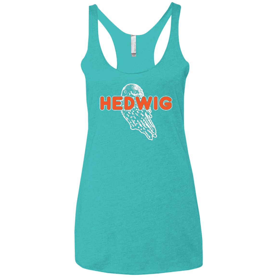 T-Shirts Tahiti Blue / X-Small Hedwig Women's Triblend Racerback Tank