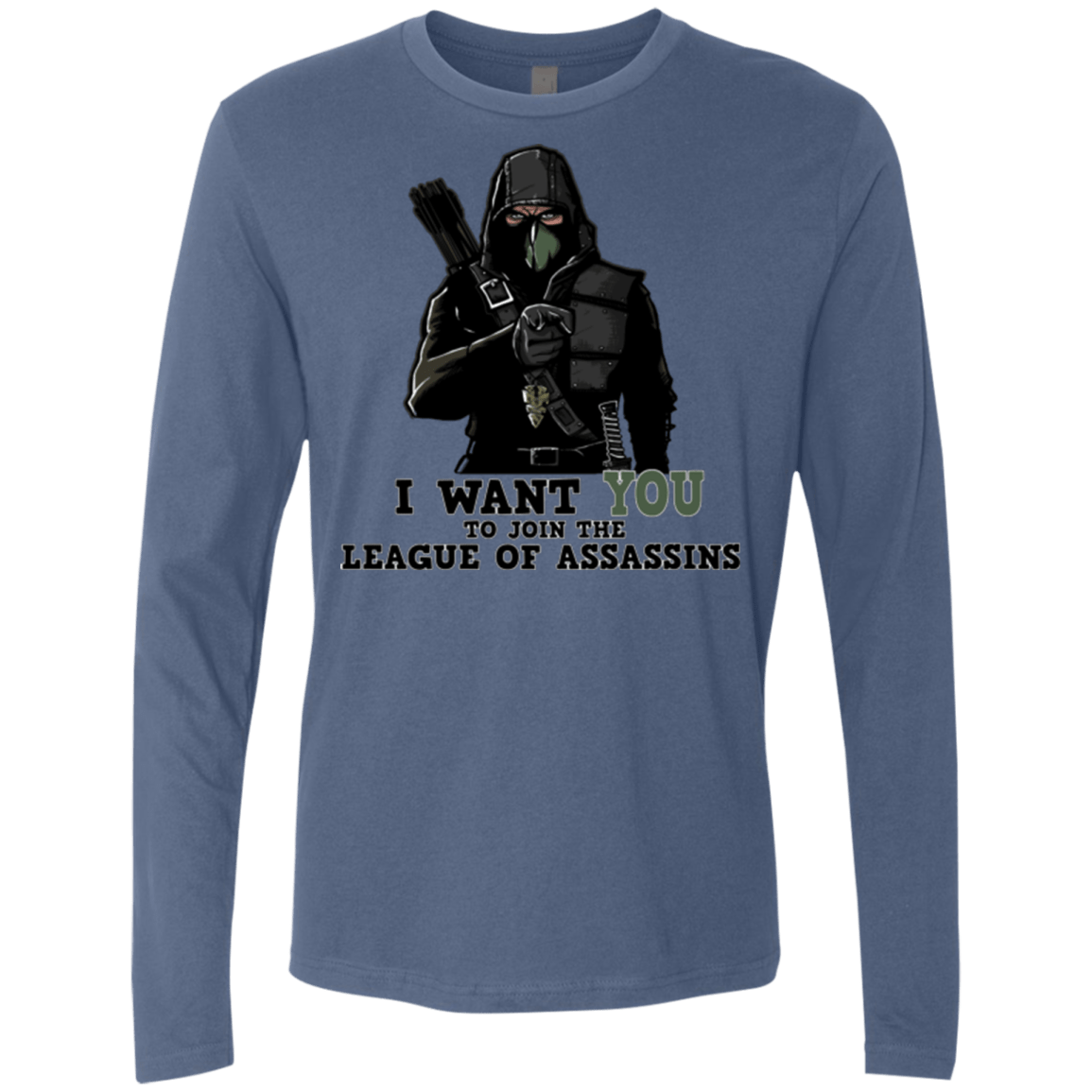 T-Shirts Indigo / Small Heir to the Demon Men's Premium Long Sleeve