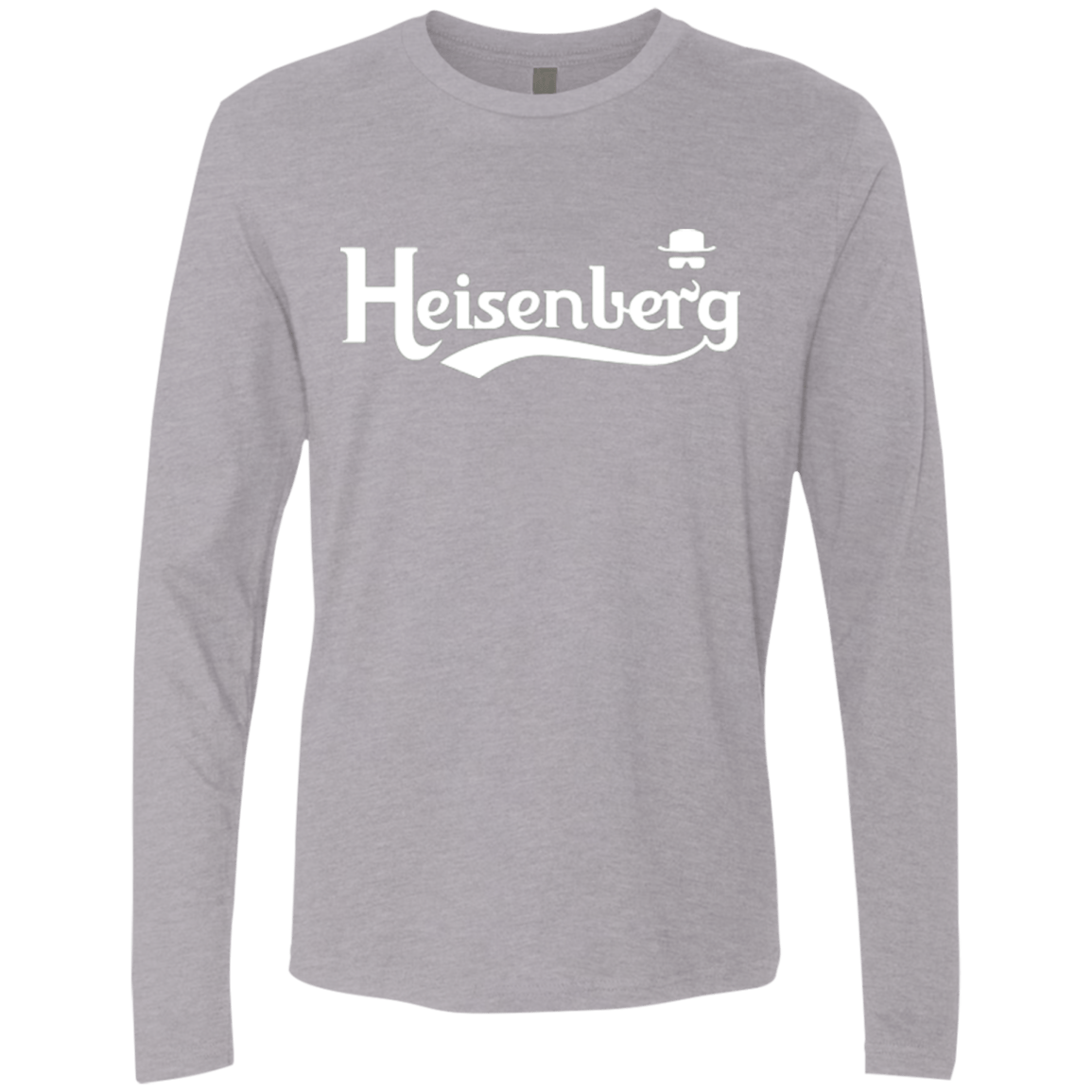 T-Shirts Heather Grey / Small Heisenberg (1) Men's Premium Long Sleeve