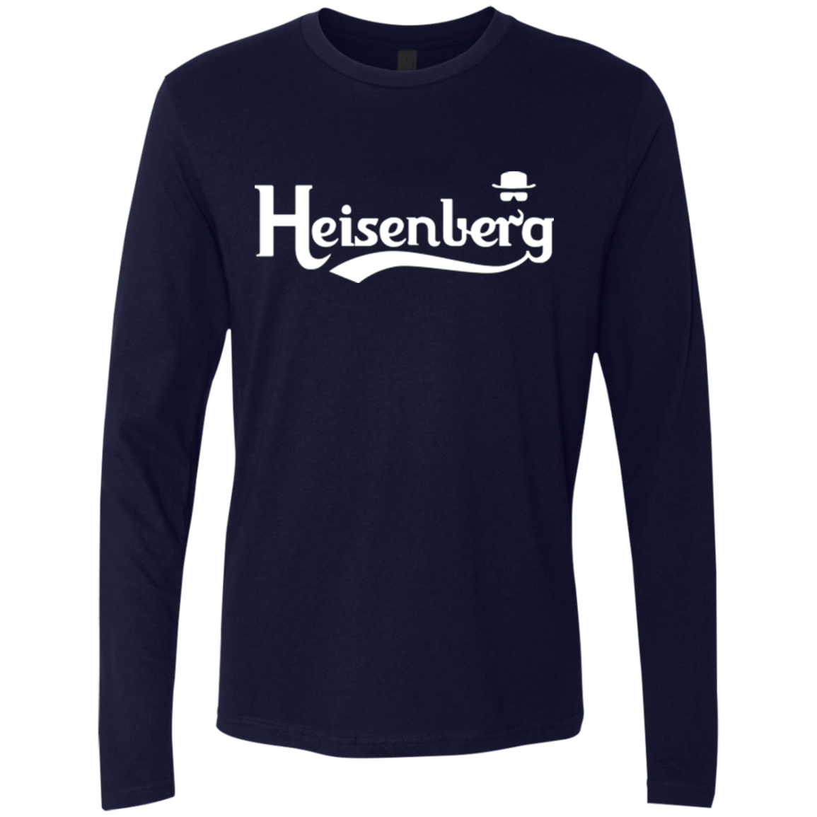 T-Shirts Midnight Navy / Small Heisenberg (1) Men's Premium Long Sleeve