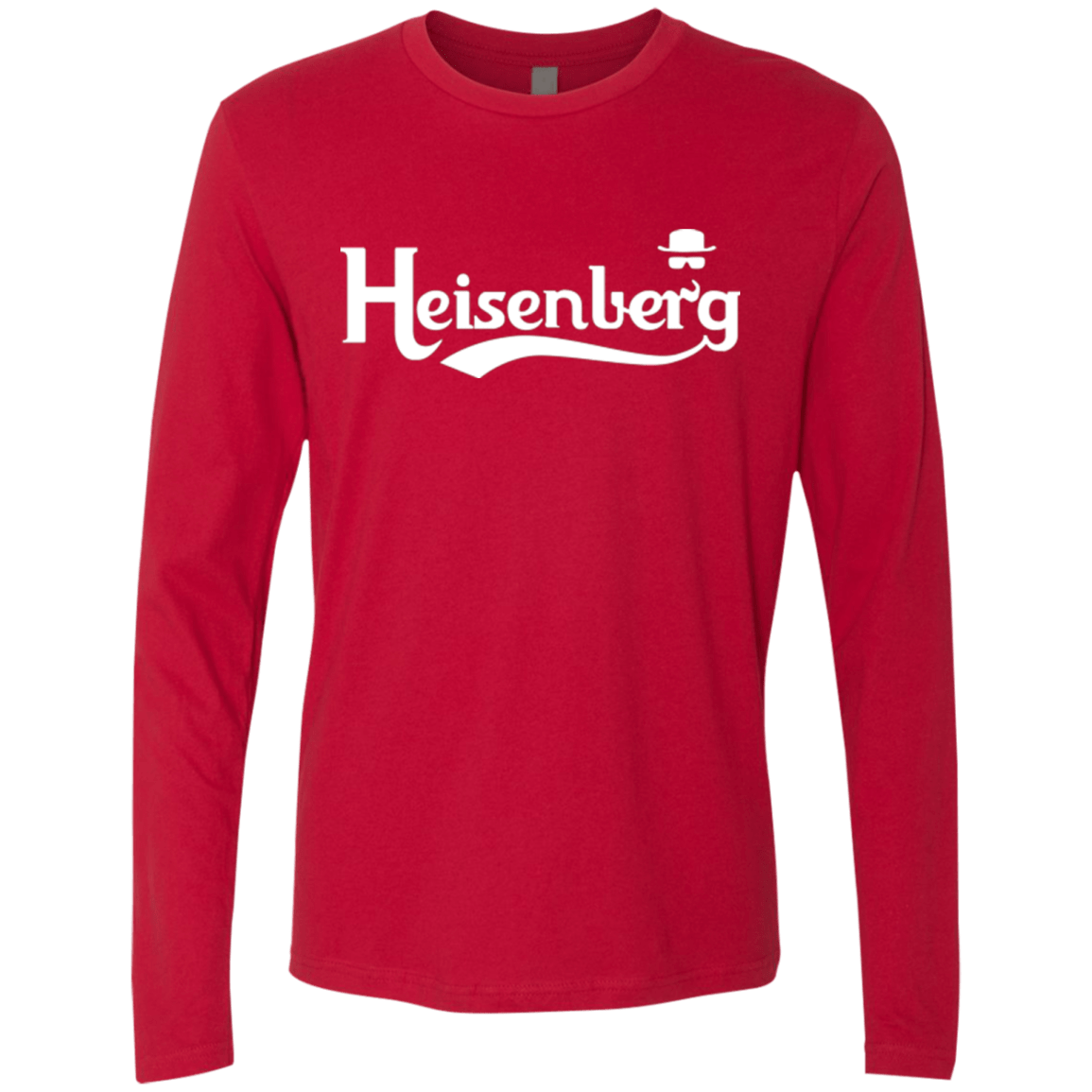 T-Shirts Red / Small Heisenberg (1) Men's Premium Long Sleeve