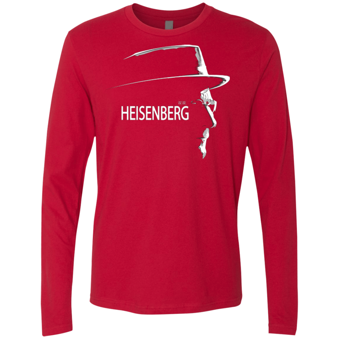 T-Shirts Red / Small HEISENBERG Men's Premium Long Sleeve