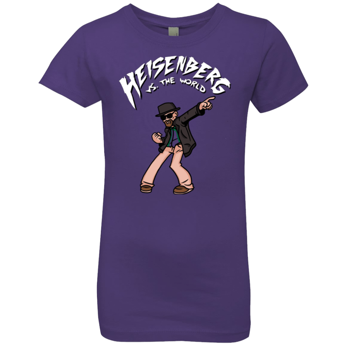 T-Shirts Purple Rush / YXS Heisenberg vs the World Girls Premium T-Shirt