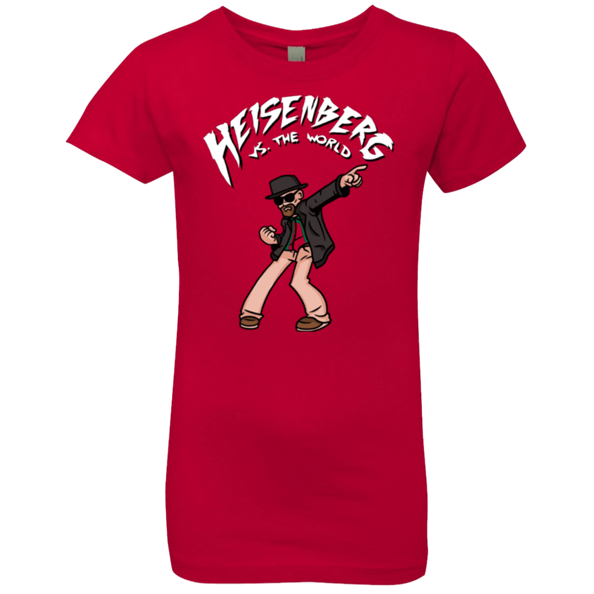 T-Shirts Red / YXS Heisenberg vs the World Girls Premium T-Shirt