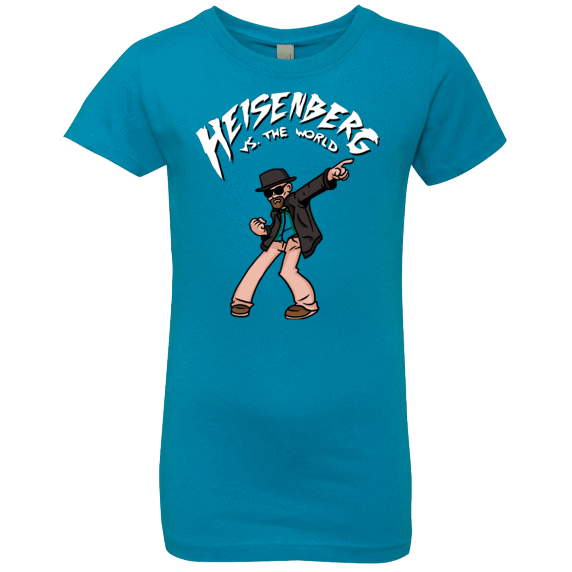 T-Shirts Turquoise / YXS Heisenberg vs the World Girls Premium T-Shirt