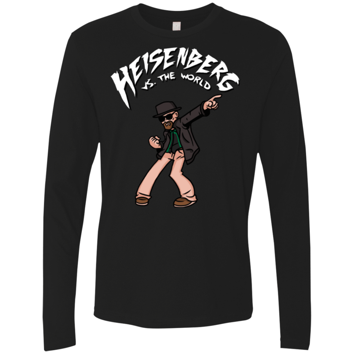 T-Shirts Black / Small Heisenberg vs the World Men's Premium Long Sleeve