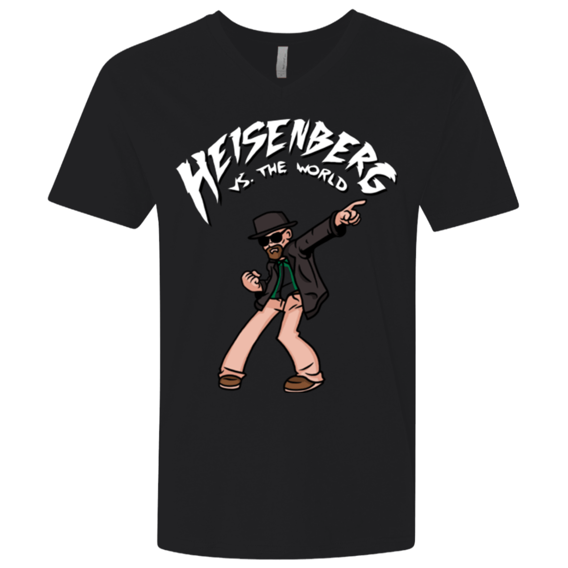 T-Shirts Black / X-Small Heisenberg vs the World Men's Premium V-Neck