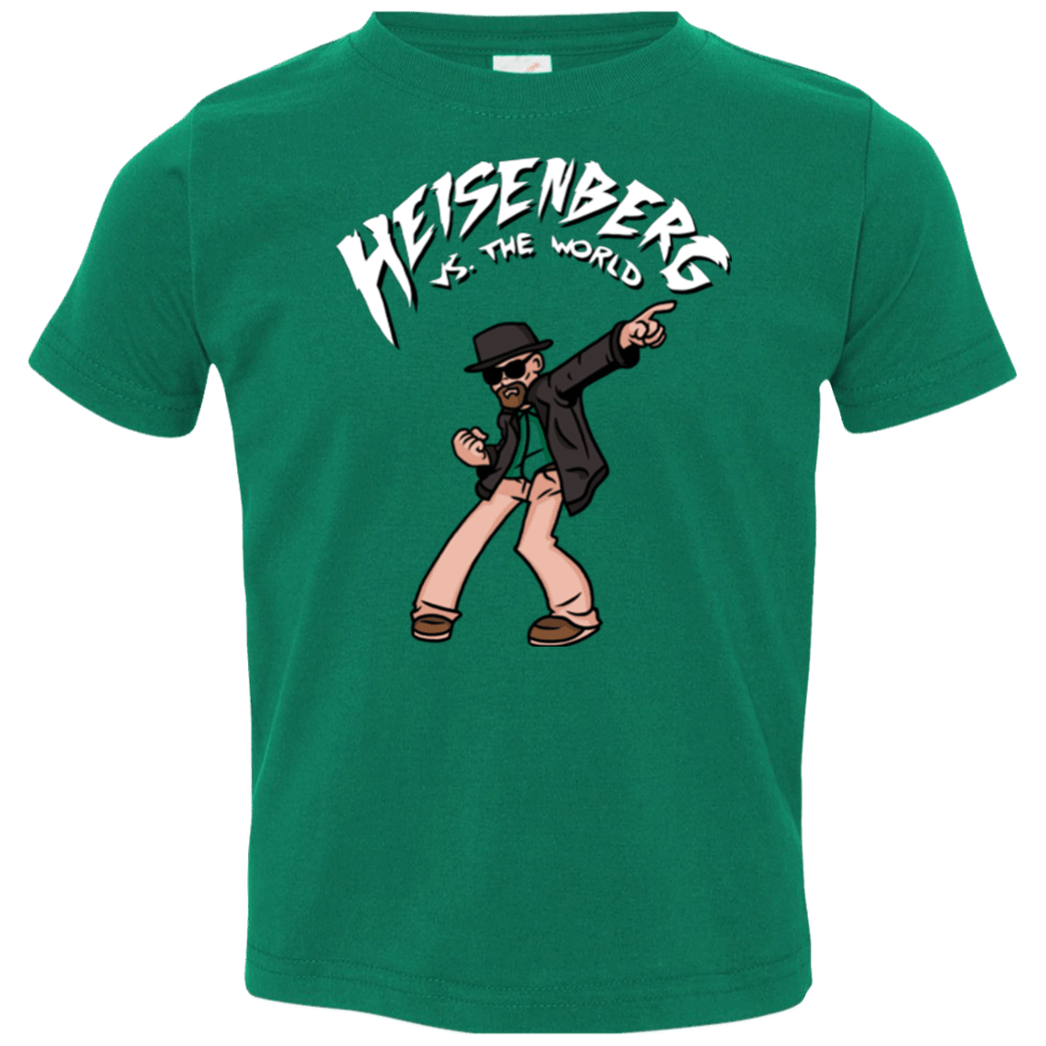 T-Shirts Kelly / 2T Heisenberg vs the World Toddler Premium T-Shirt