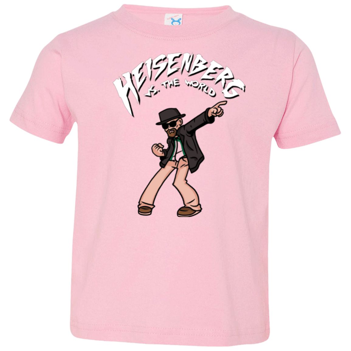 T-Shirts Pink / 2T Heisenberg vs the World Toddler Premium T-Shirt