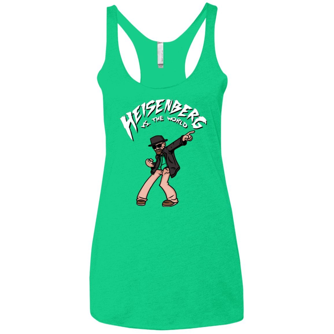 T-Shirts Envy / X-Small Heisenberg vs the World Women's Triblend Racerback Tank