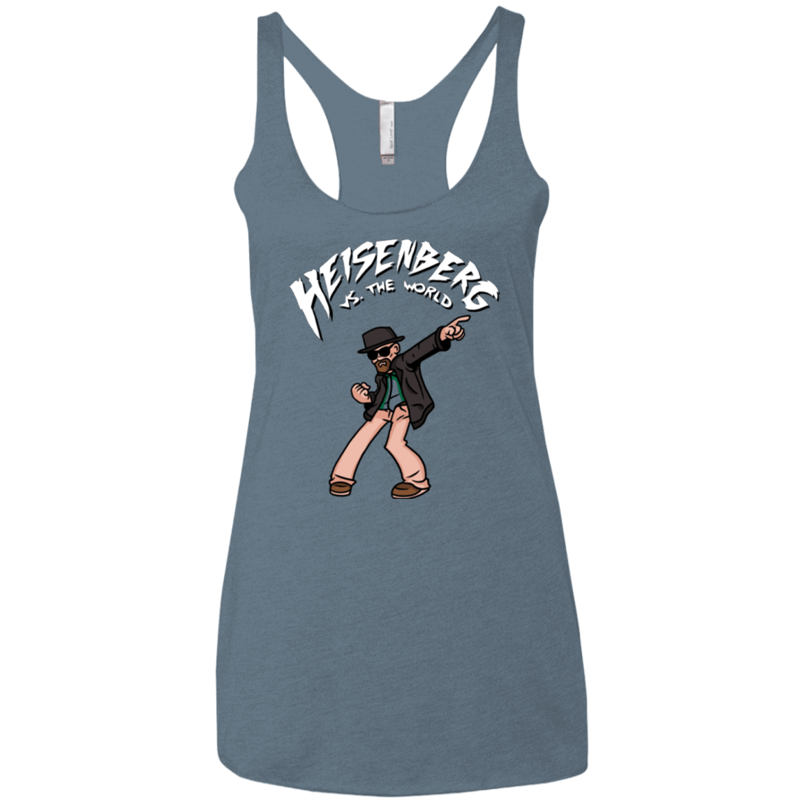 T-Shirts Indigo / X-Small Heisenberg vs the World Women's Triblend Racerback Tank