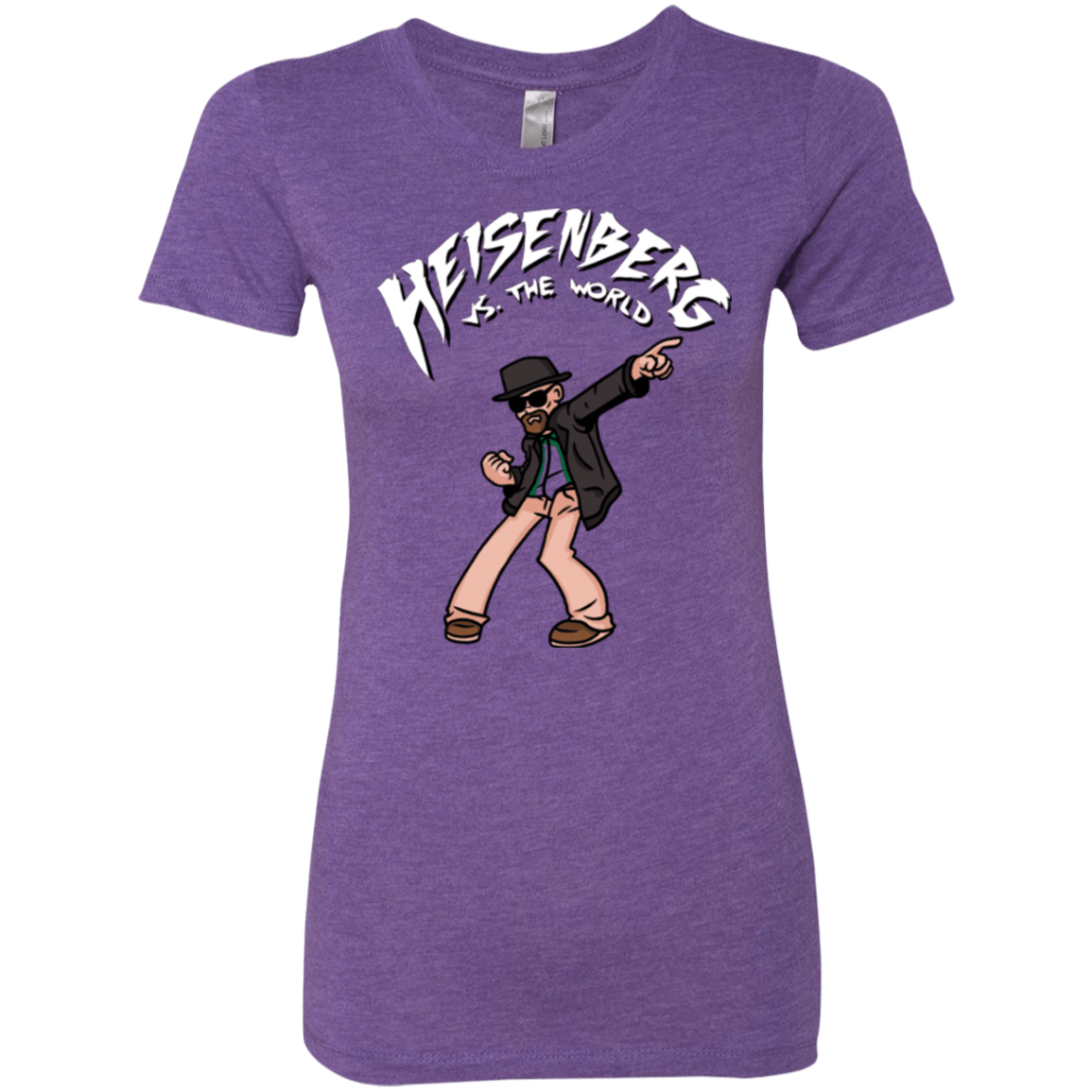 T-Shirts Purple Rush / Small Heisenberg vs the World Women's Triblend T-Shirt