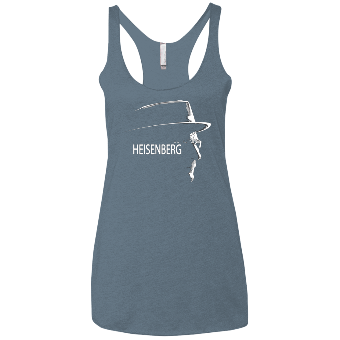 T-Shirts Indigo / X-Small HEISENBERG Women's Triblend Racerback Tank