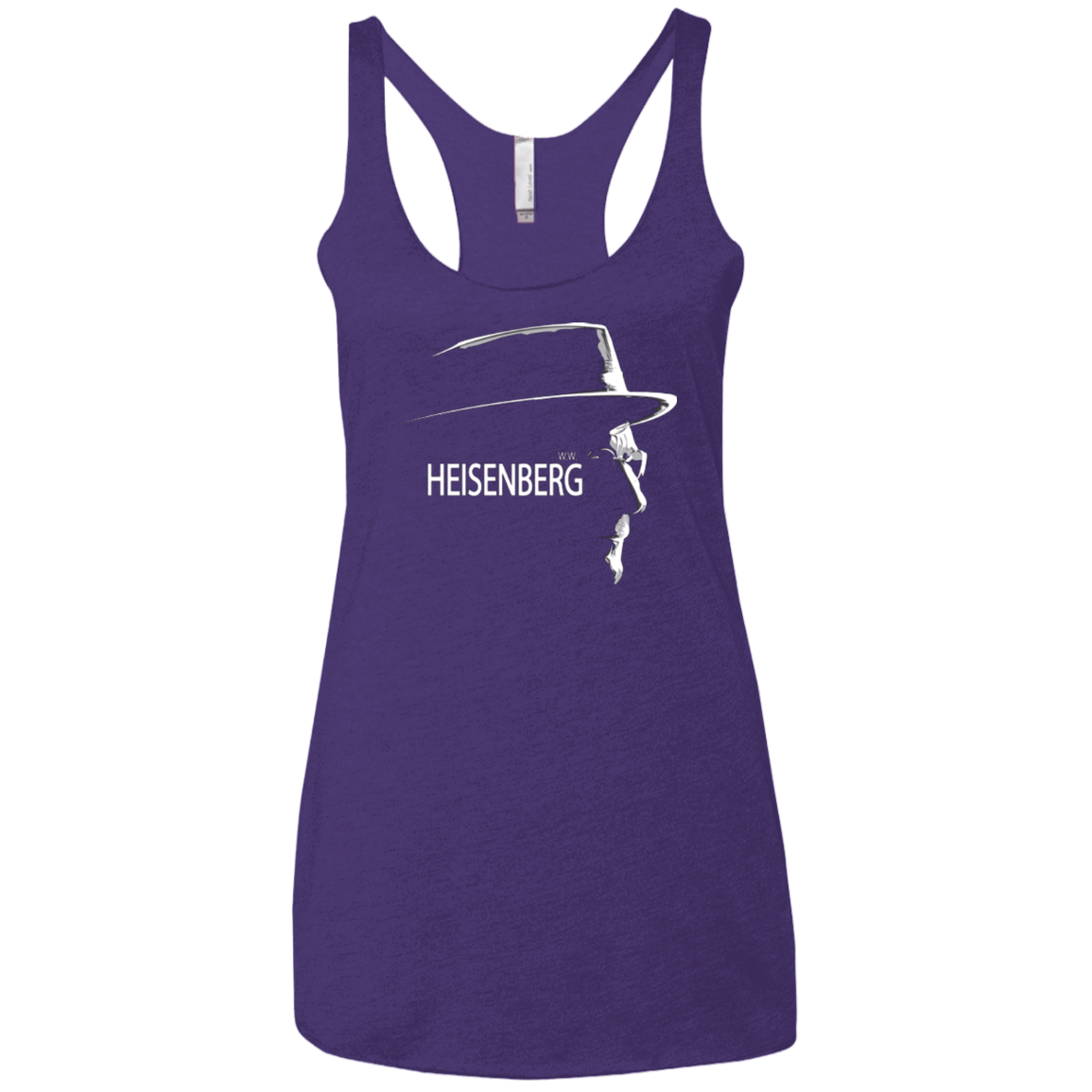 T-Shirts Purple / X-Small HEISENBERG Women's Triblend Racerback Tank
