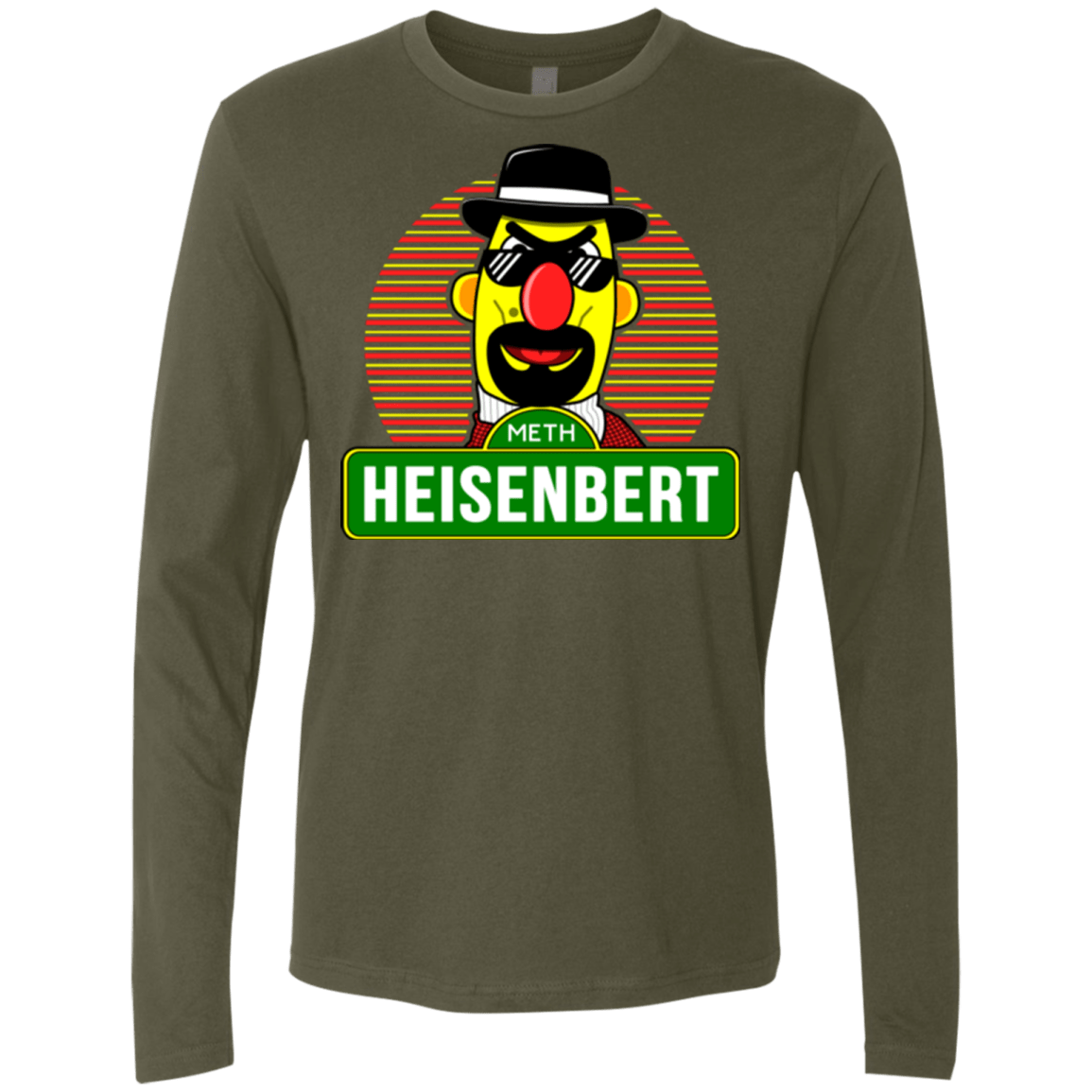 T-Shirts Military Green / Small Heisenbert Men's Premium Long Sleeve