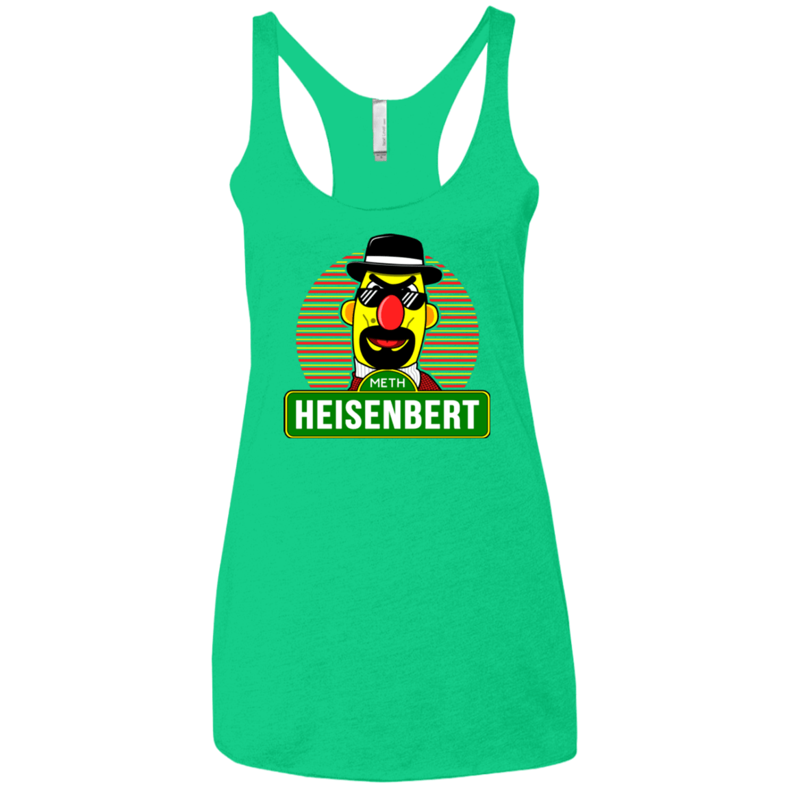 T-Shirts Envy / X-Small Heisenbert Women's Triblend Racerback Tank