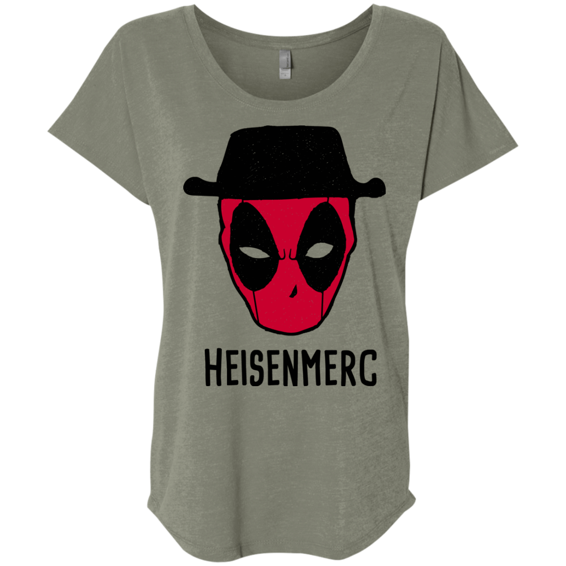 T-Shirts Venetian Grey / X-Small Heisenmerc Triblend Dolman Sleeve