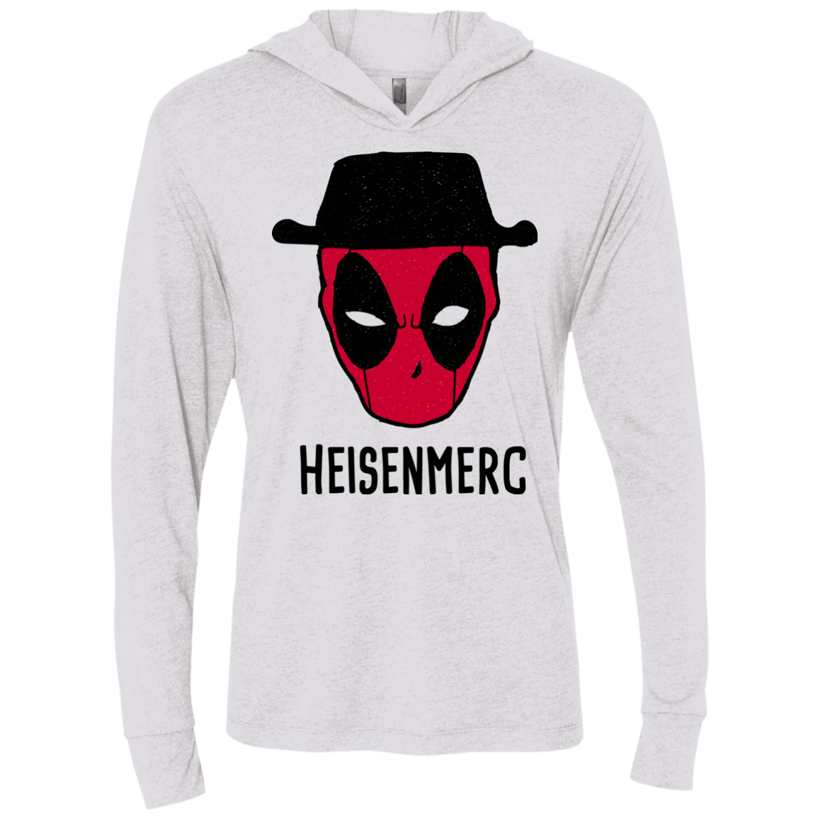 T-Shirts Heather White / X-Small Heisenmerc Triblend Long Sleeve Hoodie Tee