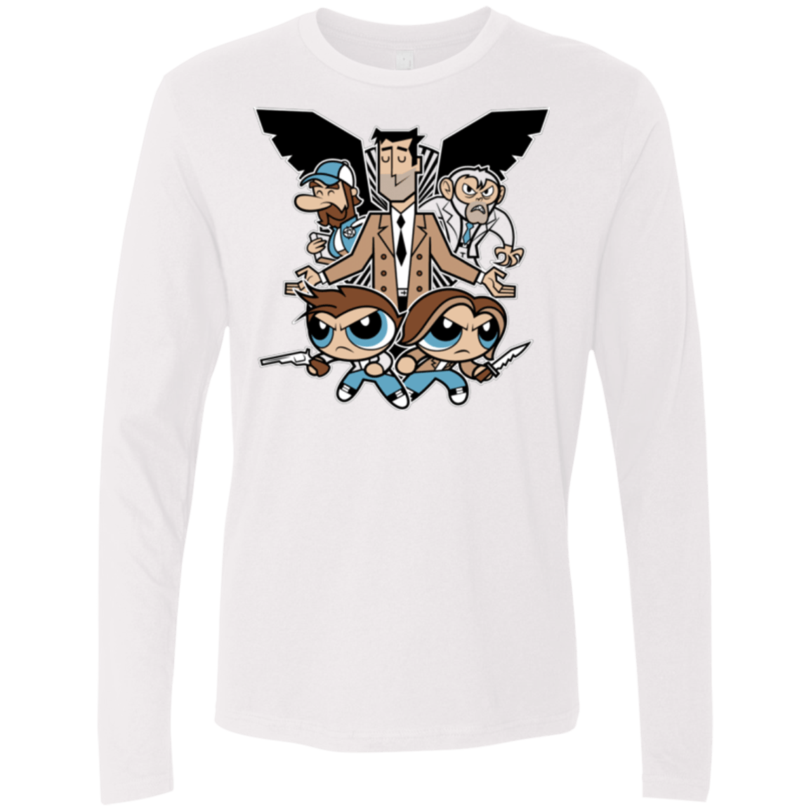 T-Shirts White / Small Hell and Back Boys Men's Premium Long Sleeve