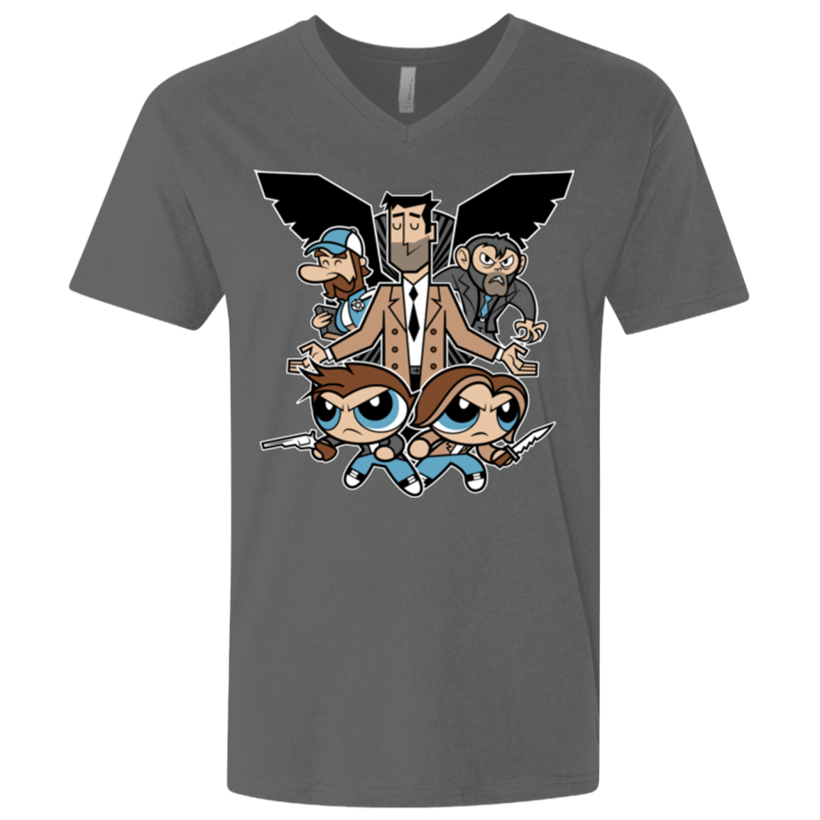 T-Shirts Heavy Metal / X-Small Hell and Back Boys Men's Premium V-Neck